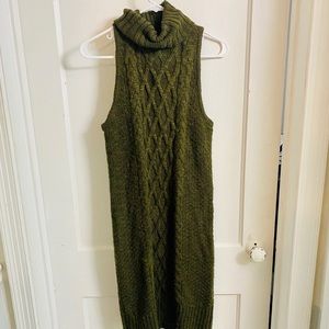 American Eagle sleeveless cable knit dress, M